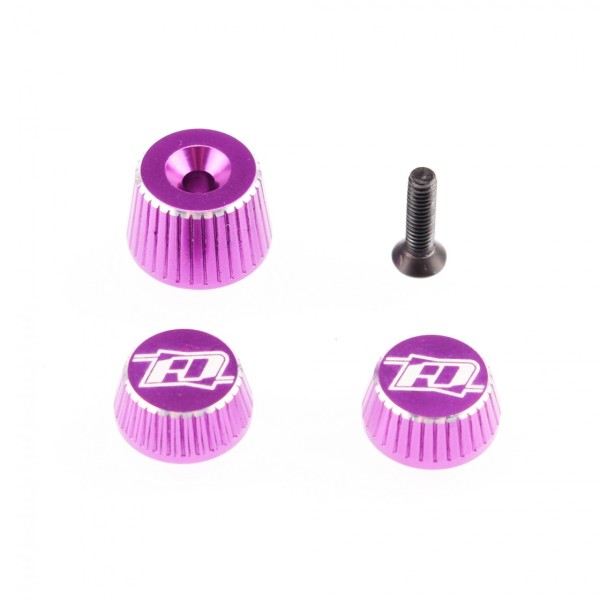 Revolution Design 0501-PUR - SANWA M17 - Dial and Nut Set - PURPLE