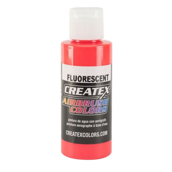 Createx 5408 - Airbrush Colors - Airbrush Paint - FLUORESCENT RED - 60ml