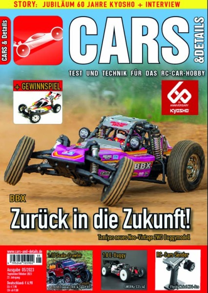 CARS & DETAILS 2023-05 - RC-Car Magazin - Tamiya BBX - Flysky Noble Pro