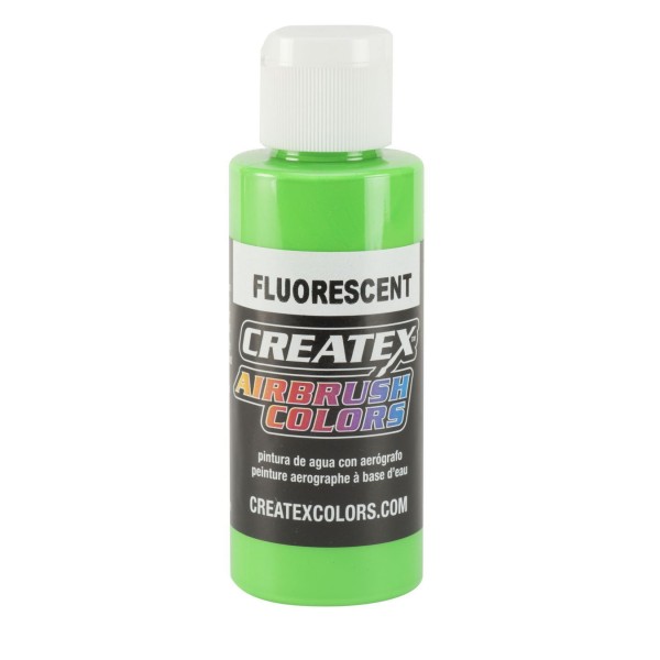 Createx 5404 - Airbrush Colors - Airbrush Paint - FLUORESCENT GREEN - 60ml