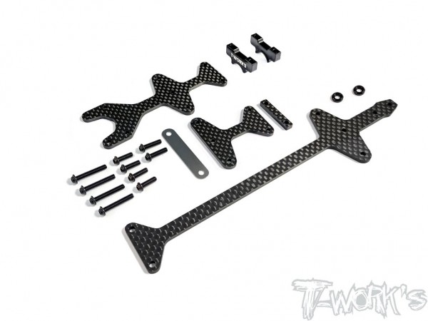 T-Work's TE-232 - Graphite Upper Deck Conversion Kit - for Hot Bodies D418