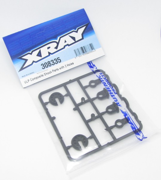 XRAY 308335 - X4 - Composite ULP Dämpferteile - mit 2 Löchern