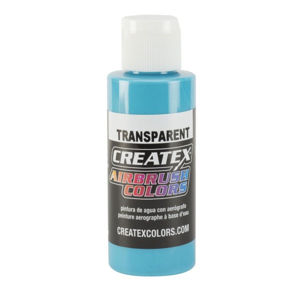 Createx 5134 - Airbrush Colors - Airbrush Paint - TRANSPARENT MAUI BLUE - 60ml
