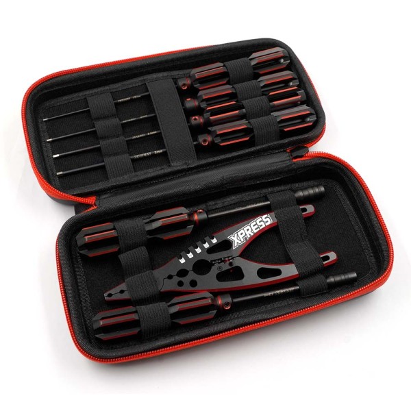 XPRESS 40243 - Werkzeug Set mit Tasche - Full Basic - 1.5 / 2.0 / 2.5 / 3.0 / 5.5 / 7.0 / Zange