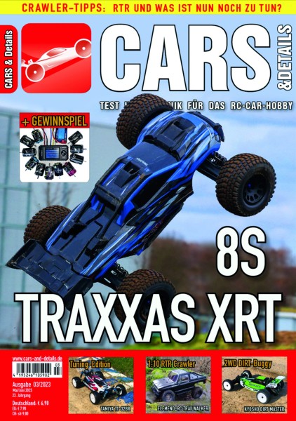 CARS & DETAILS 2023-03 - RC-Car Magazin - Tamiya TT-02BR - Traxxas XRT