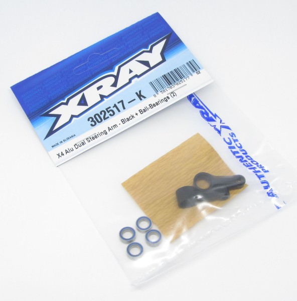 XRAY 302517-K - X4 - Alu Steering Arm - incl. Ball Bearings