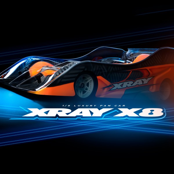 XRAY 340500 - X8 - 1/8 Electro Onroad Car Kit