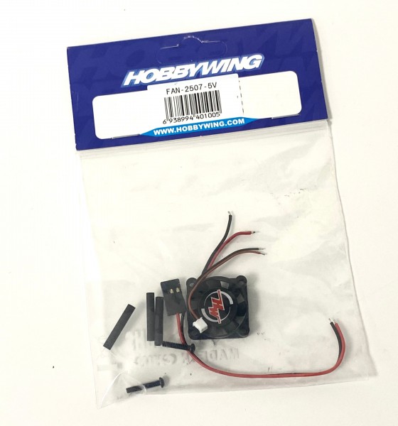 Hobbywing FAN-2507-5V - Fan - 25x25x7mm - 5V