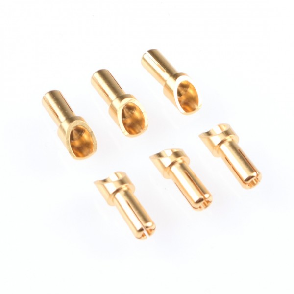 Ruddog Products 0431 - 3.5mm Gold Plug Male (6 pieces)