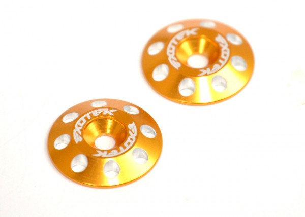 Exotek 1678GLD - FLITE WING BUTTONS, 16MM (2 pieces) GOLD