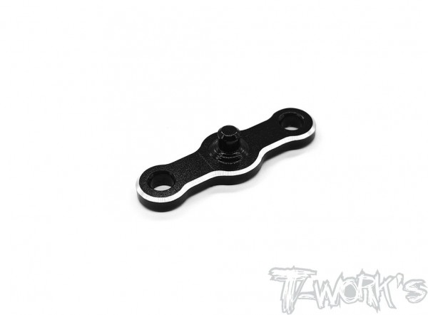 T-Work's TE-234-B - Alu Steering Bellcrank Plate - for Asso B6.3