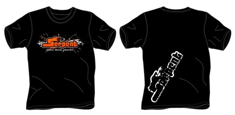 Serpent 190199 - T-shirt Serpent Splash Black (XXXL)
