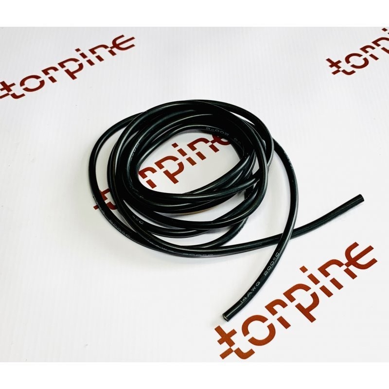 Torpine TOR-WIBK-14 - High Flex Silikon Power Kabel - 14 AWG - SCHWARZ - 2m
