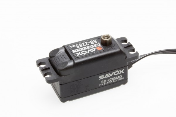 SAVÖX SB-2265MG - Black Edition - Low-Profile Digitalservo - 0.07sec - 17kg