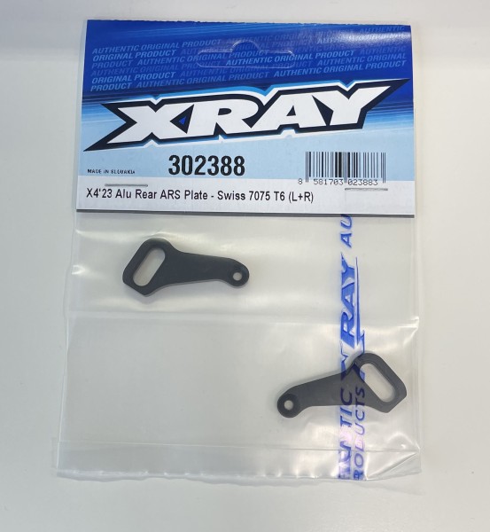 XRAY 302388 - X4 2023 - Alu Rear Steering Plate - (2 pcs)