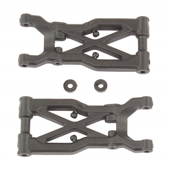 Team Associated 92298 - B74.1 - Factory Team Rear Suspension Arms, carbon fiber (2 pieces)