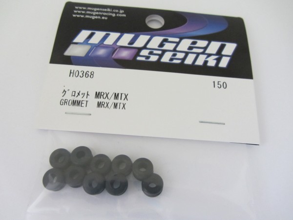 Mugen H0368 - MTX-6 - Gummi Führungsbuchsen (10 Stück)