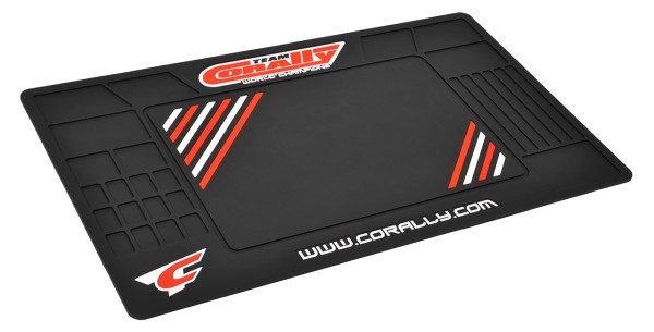 Corally 90280 - Pit Mat - Schrauberunterlage - GROSS - 85x50cm