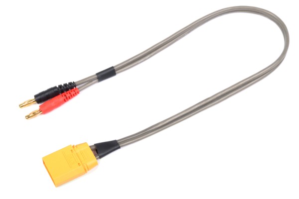 Corally Revtec GF-1207-012 - Silicone Charging Wire - 4mm Gold / XT90 - 40cm - 14AWG