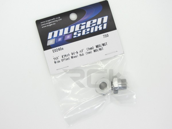 Mugen E0240a - MGT-7 - Wide Offset Wheel Hub - 1mm Offset (2pcs)