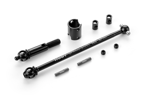 XRAY 365202 - XB4 2020 - ECS Front Drive Shaft 83mm with 2.5mm Pin Spring Steel (1 piece)