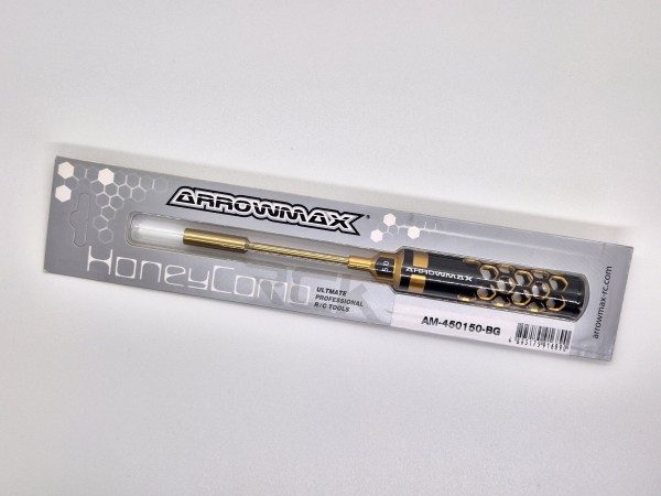 Arrowmax 450150BG - Steckschlüssel 5.0 X 100mm Black Golden - Tungsten / Wolfram Stahl