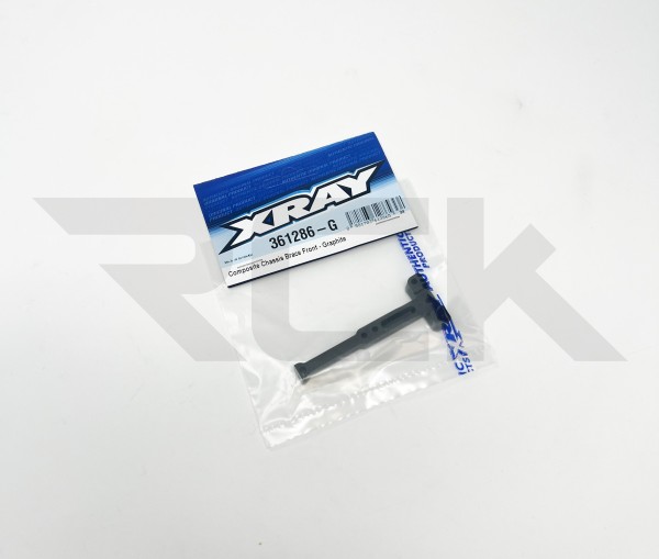 XRAY 361286-G - XB4 2023 - Composite Chassis Strebe Front - Graphit