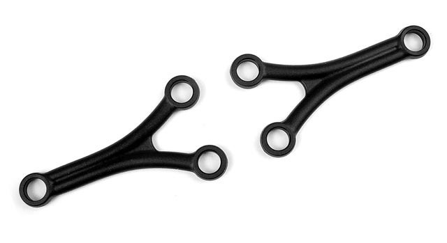 XRAY 383150 - SET OF REAR UPPER SUSPENSION ARMS M18T (2 pieces)