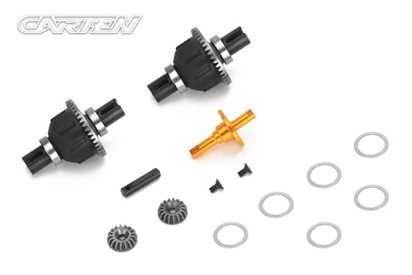 CARTEN NBA310 - M210 / T410 - Kegeldiff Conversion Kit (2 Stück + Mitnehmer)