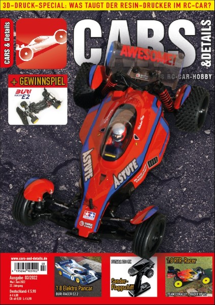CARS & DETAILS 2022-03 - RC-Car Magazin - BURI E2.2, Futaba T10PX, Tamiya Astute 2022
