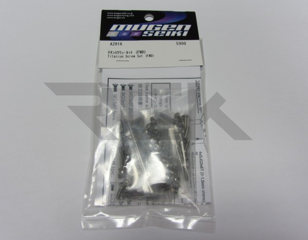 Mugen A2816 - MTC-2 FWD - Titanium Screw Set