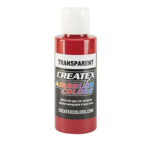 Createx 5117 - Airbrush Colors - Airbrush Farbe - TRANSPARENT BRITE RED - 60ml