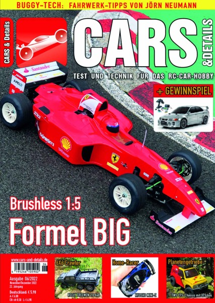 CARS & DETAILS 2022-06 - RC-Car Magazin - Kyosho Mini-Z, FG Formel 1 Brushless