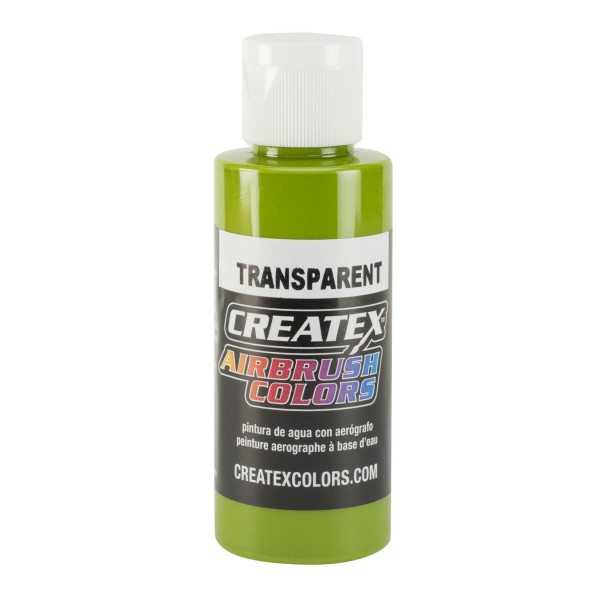 Createx 5115 - Airbrush Colors - Airbrush Paint - TRANSPARENT LEAF GREEN - 60ml