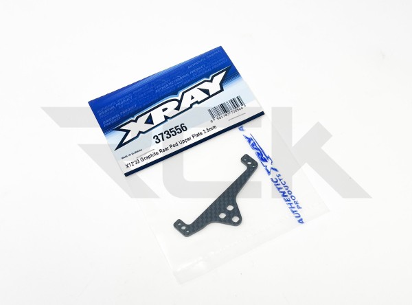 XRAY 373556 - X12 2023 - Carbon Pod Platte oben Heck - 2.5mm