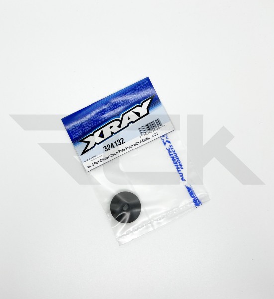 XRAY 324132 - XB2 2024 - Alu 2-Pad Slipper Kupplung Platte - 31mm mit Adapter - LCG