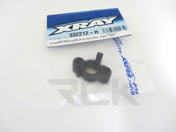 XRAY 332212-H - NT1 2023 - Composite Steering Block for Aero Disc - Right - Hard