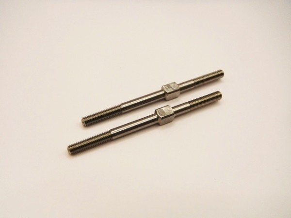 Hiro Seiko 48911 - Titan Gewindestangen - 3x50mm (2 Stück)