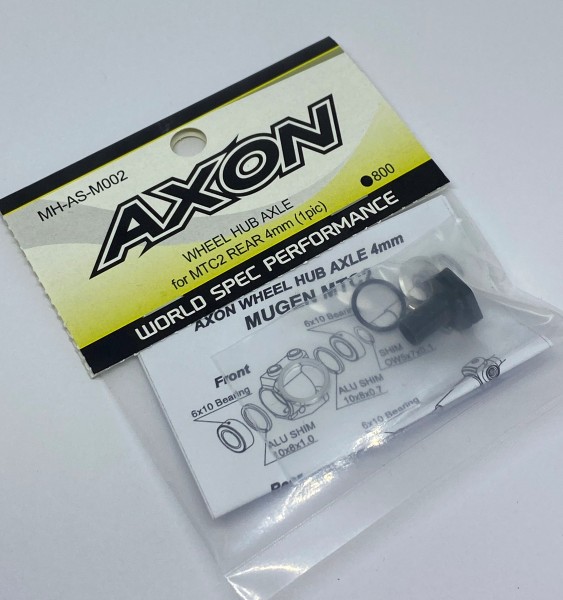 AXOAXON MH-AS-M002 - Mugen MTC-2 - Wheel Hub Axle 4mm Rear (1 piece)