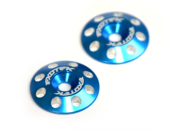 Exotek 1678BLU - FLITE WING BUTTONS, 16MM (2 pieces) BLUE