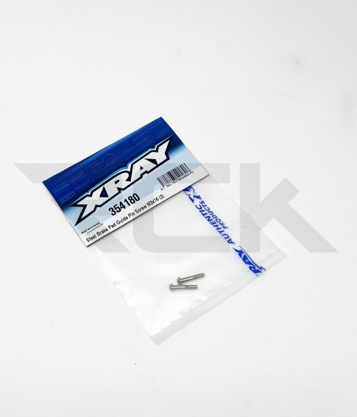 XRAY 354180 - XB8 2023 - Steel Brake Pad Guide Pin Svrew M3x16 (2 pcs)