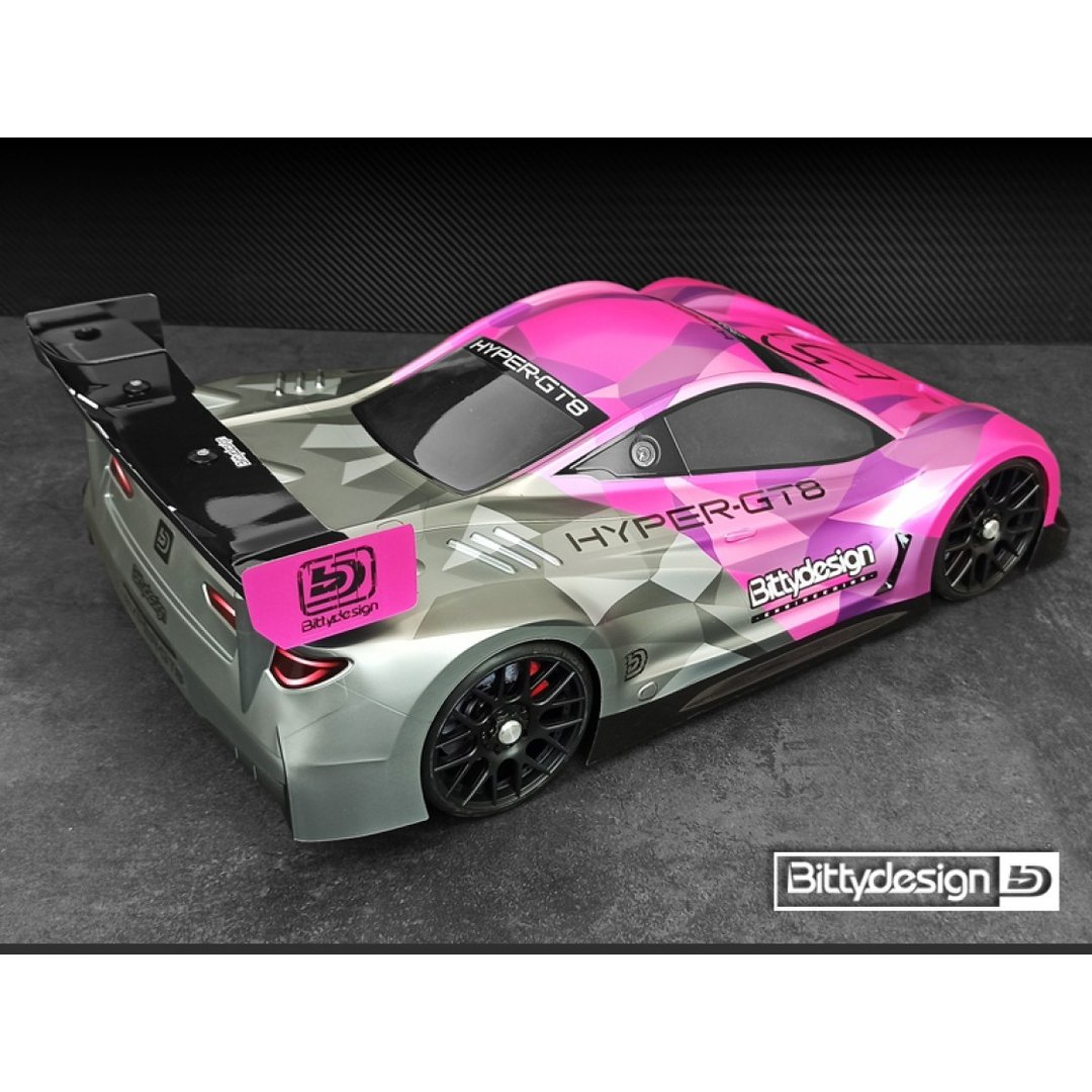 Bittydesign BDGT8-HYP - HYPER-GT8 - 1:8 GT RallyeGame Karosserie