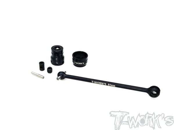 T-Work's C-MP10-CF - Steel CVD Center Shaft - Front - 82mm - für Kyosho MP10