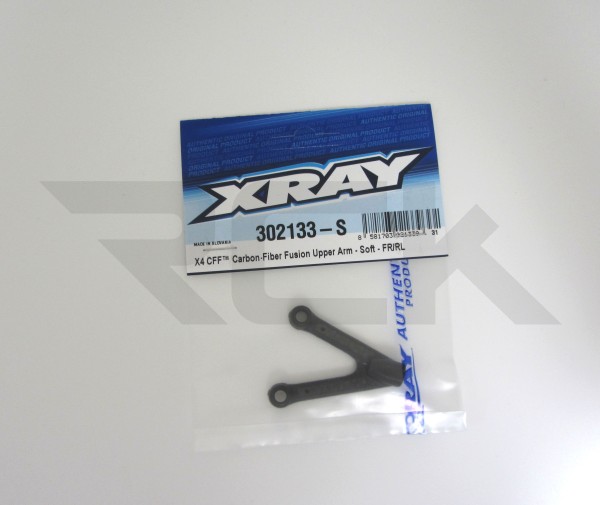 XRAY 302133-S - X4 - CFF Upper Suspension Arm - FR / RL - SOFT (1 pc)