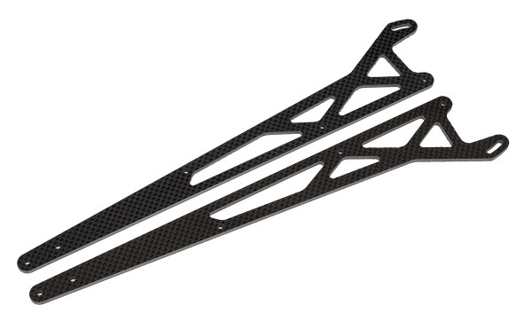 Team Associated 72085 - DR10M - Factory Team Wheelie Bar Streben - Carbon (1 Paar)