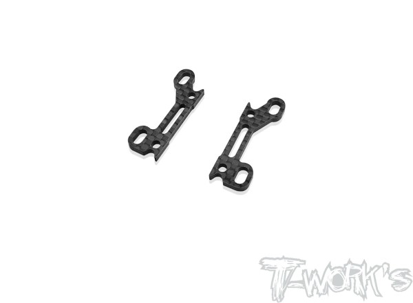 T-Work's TE-230-H - Graphite Upper Bukhead Brackets - for Mugen MTC-2 (2 pcs)