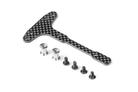 XRAY 361299 - XB4 2021 - Graphite Chassis T-Brace - Front - Set