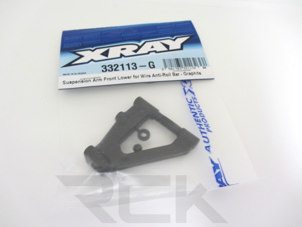 XRAY 332113-G - NT1 2023 - Composite Suspension Arm Front Lower for Wire Anti-Roll Bar Graphite