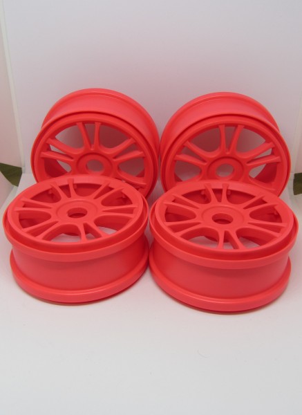 XRAY 359808 - XB8 2017 - Wheels STARBURST PINK (4 pieces)