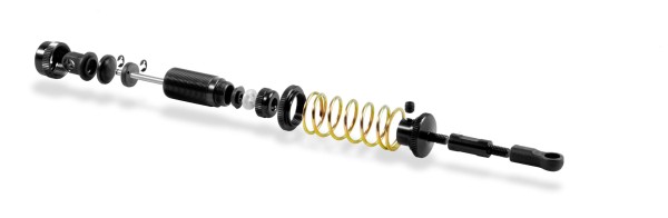 XRAY 378003 - X10 2022 - Shock Absorber Set - BLACK